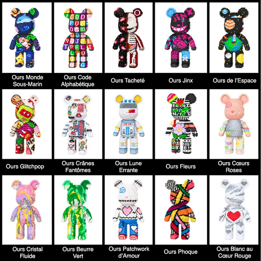 TeddyBlocks™ Ours Géant à Construire en Blocs