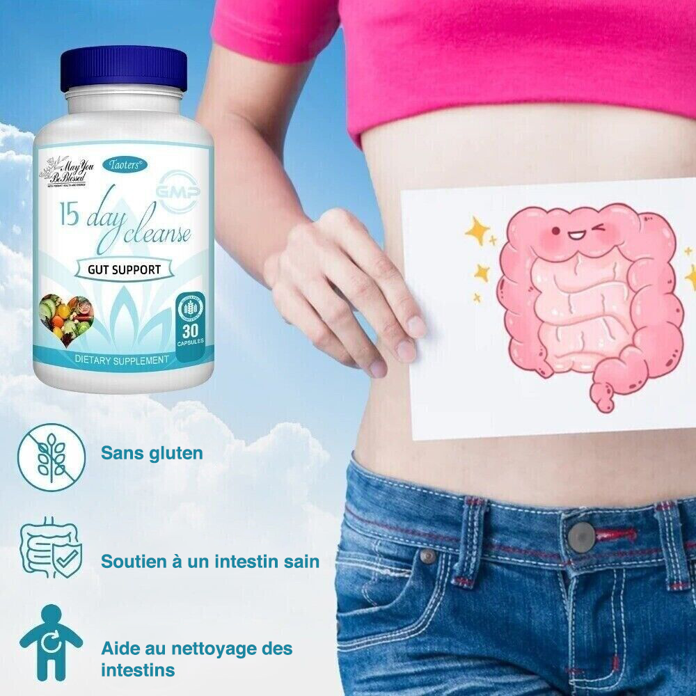Cure Détox Intestins & Côlon 15 Jours