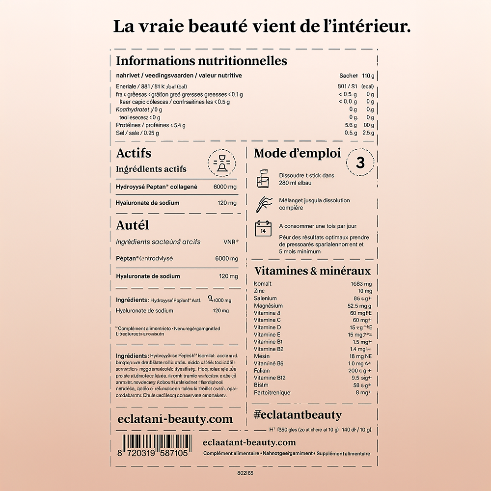 Collagène Marin Naturel – 30 Sachets