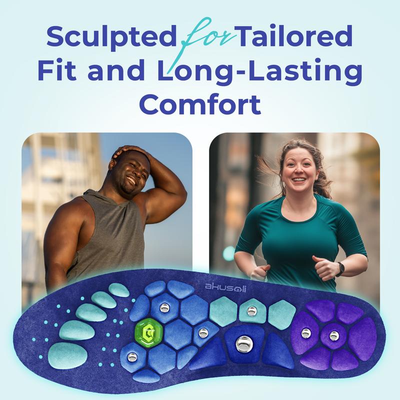 Shock Absorbing Insoles for All Day | Comfort Arch Support | All Shoes