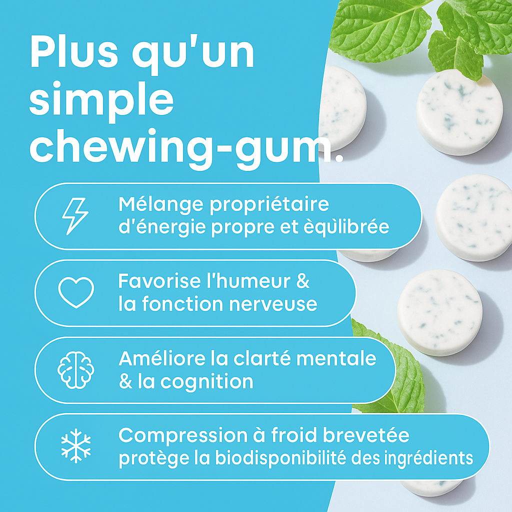Pastilles Énergie Naturelles NeuroGum