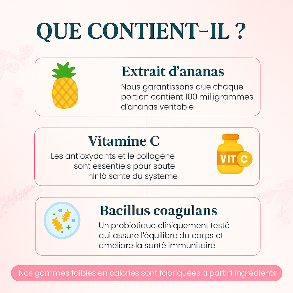 Gommes Équilibre Féminin Naturelles (60 gommes)
