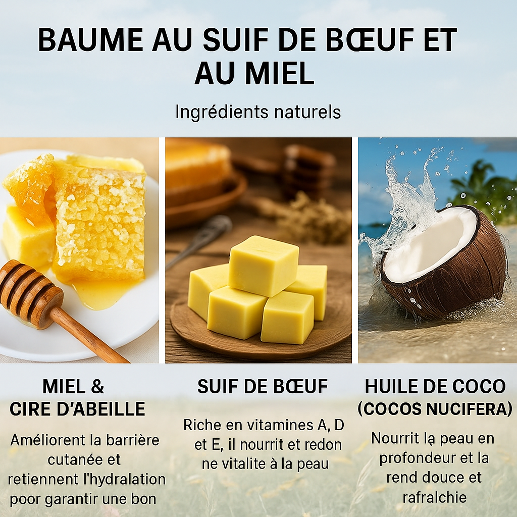 Baume Hydratant Suif & Miel Bio