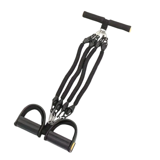 Jeu de bandes élastiques à résistance réglable avec pédales et poignées