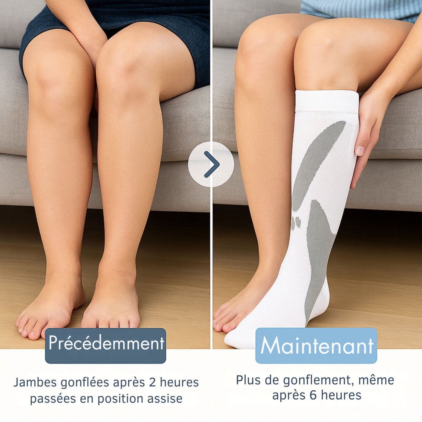 Chaussettes compression Poppy Premium