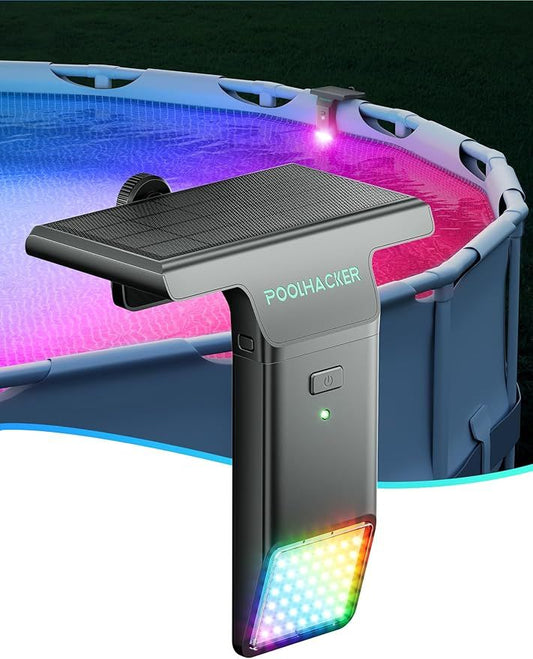 PoolHacker - Lampe Solaire LED pour Piscine