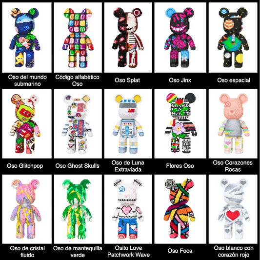 TeddyBlocks™ Oso Gigante Construible de Bloques