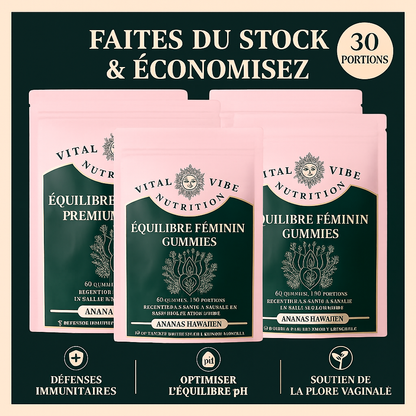 Gommes Équilibre Féminin Naturelles (60 gommes)