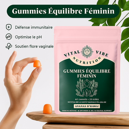 Gommes Équilibre Féminin Naturelles (60 gommes)