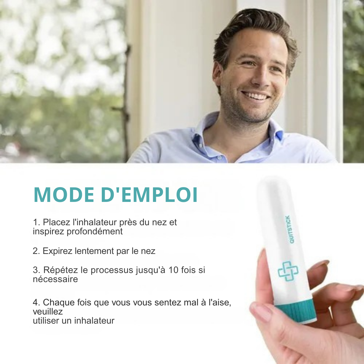 Inhalateur Anti-Tabac QuitEase™