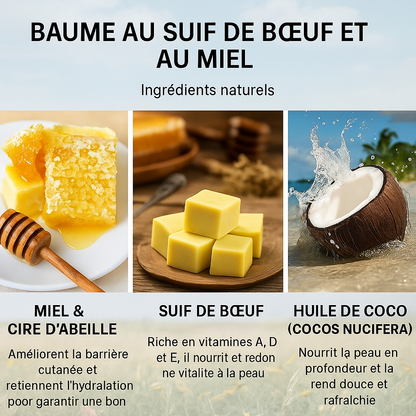 Baume Hydratant Suif & Miel Bio
