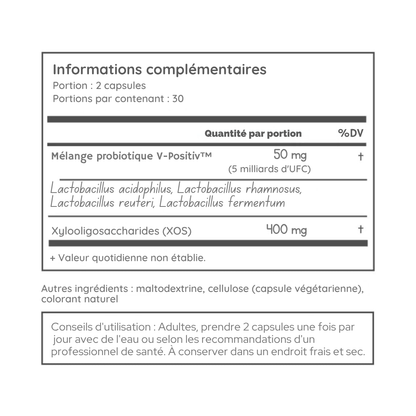 Probiotique Végétalien Santé Vaginale – 60 Gélules