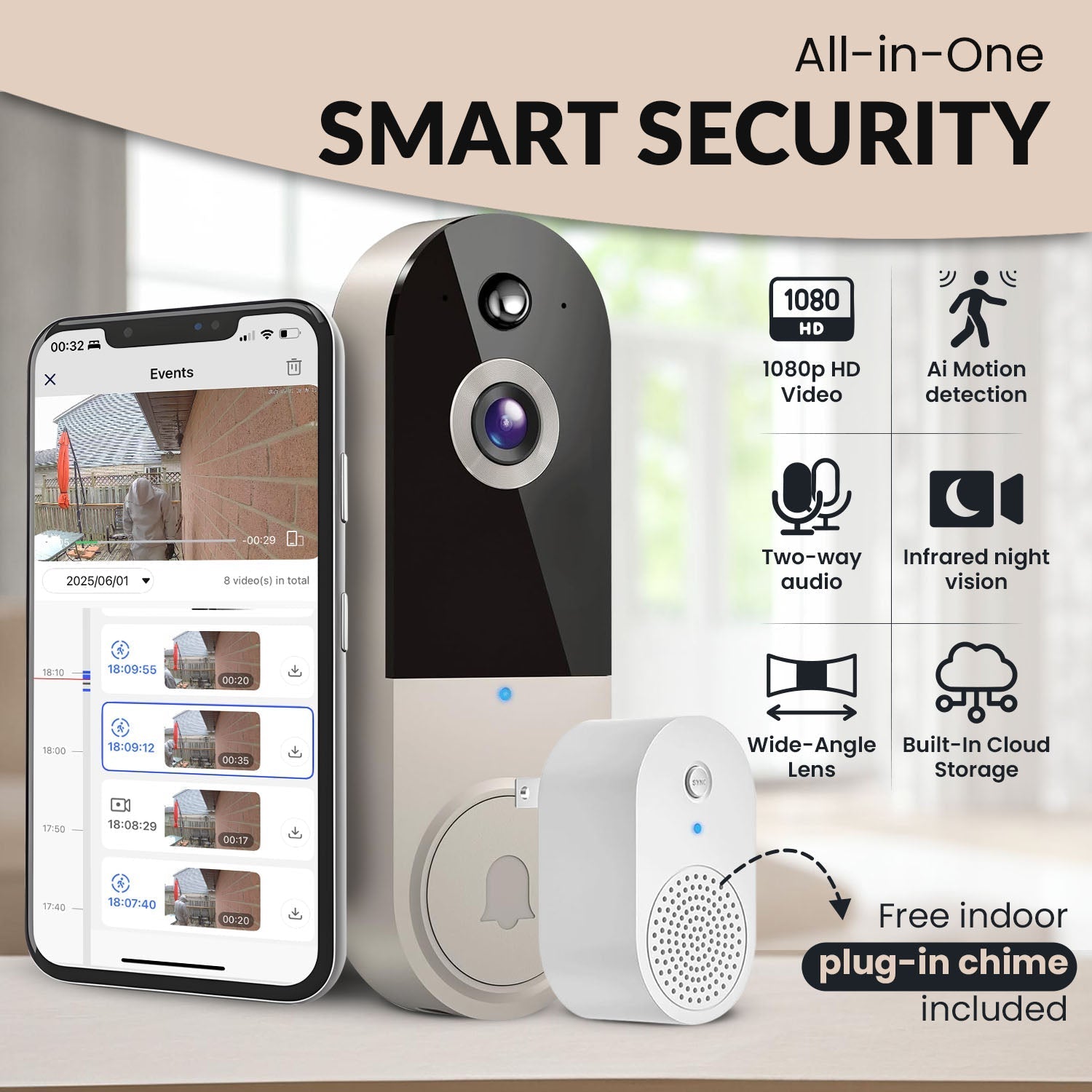 Terica Doorbell - The Smarter Way To Protect Your Home