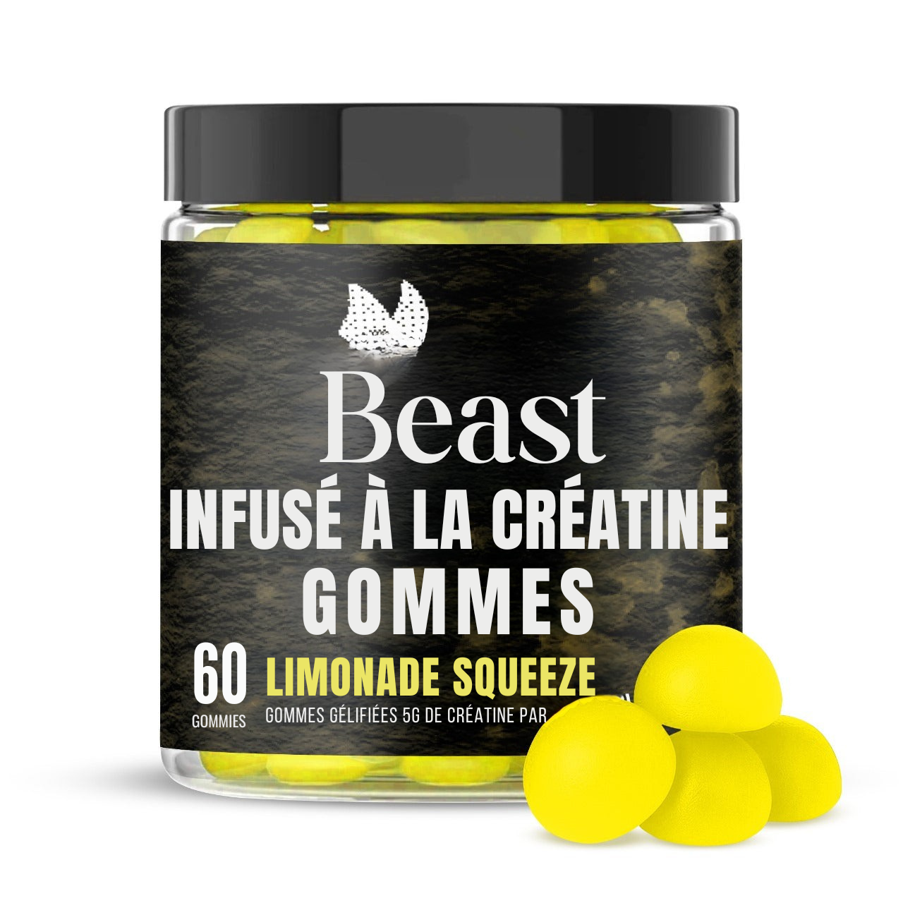 Gommes Créatine Beast – 5g par Portion