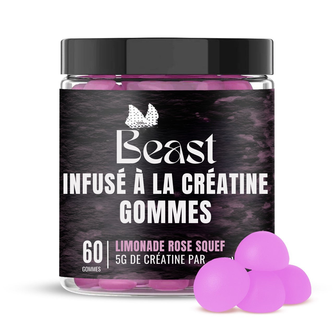Gommes Créatine Beast – 5g par Portion